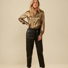 Load image into Gallery viewer, YAYA 309099-311 Faux Leather Trousers
