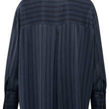 Load image into Gallery viewer, Yaya 201124-410 Satin Blouse With Stripes
