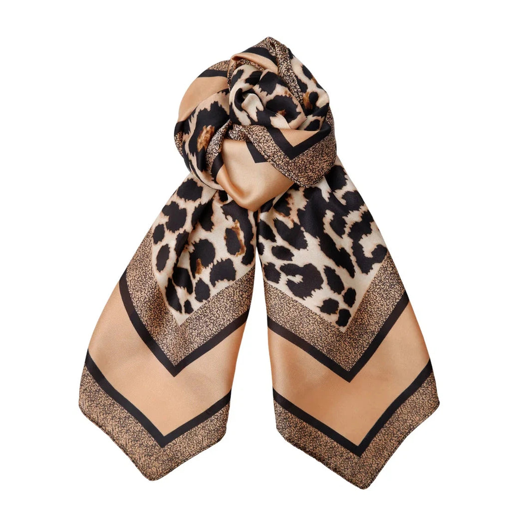 Black Colour Leo Mini Scarf