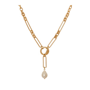 Bibi Bijoux Pearl Elegance Real Pearl Drop Pendant Necklace