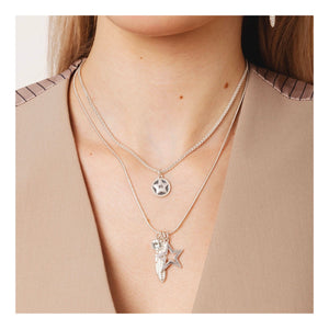 Bibi Bijoux Celestial Feather Layered Necklace