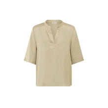 Load image into Gallery viewer, YAYA 701181-405 Satin Top With V-Neck
