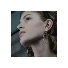 Load image into Gallery viewer, Dansk Tula Statement Hoop Earrings
