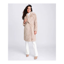 Load image into Gallery viewer, Pia Rossini Hepburn Faux Fur Coat
