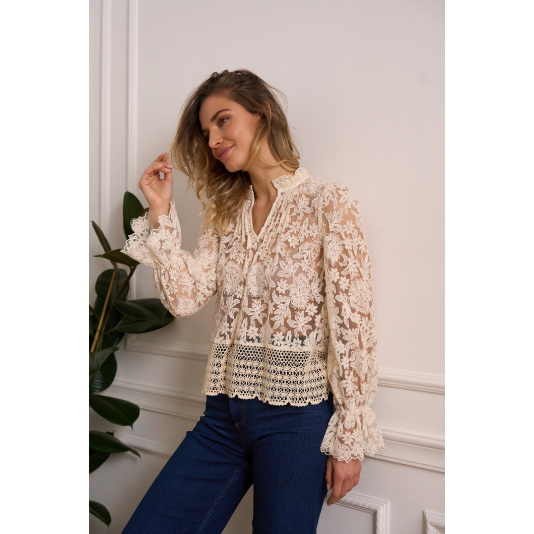 On Trend Lace Blouse