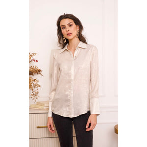 On Trend Lea Metallic Shirt