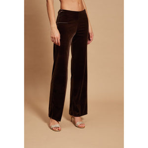 On Trend Gigi Stretch Velvet Pants