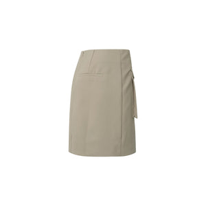 YAYA 401046-403 Woven Wrap Mini Skirt
