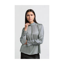 Load image into Gallery viewer, Yaya 701246-4111 Pleated Turtleneck Blouse
