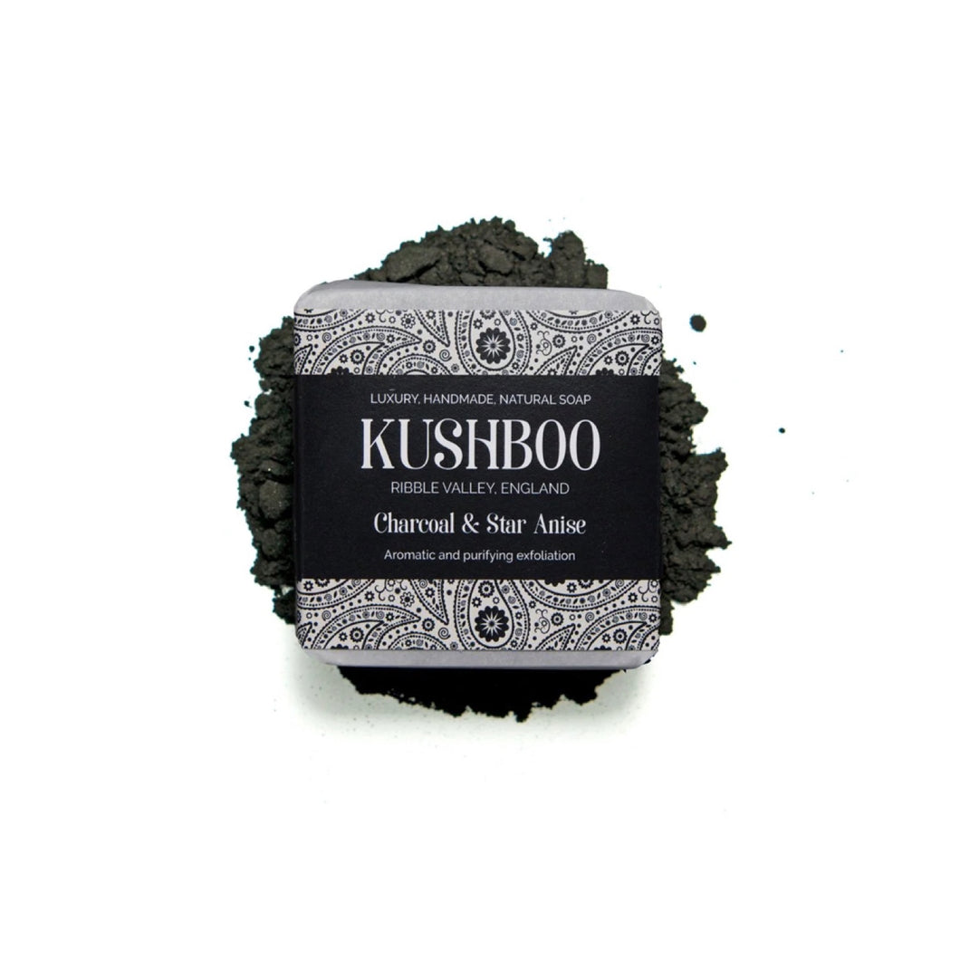 Kushboo Charcoal & Star Anise Soap