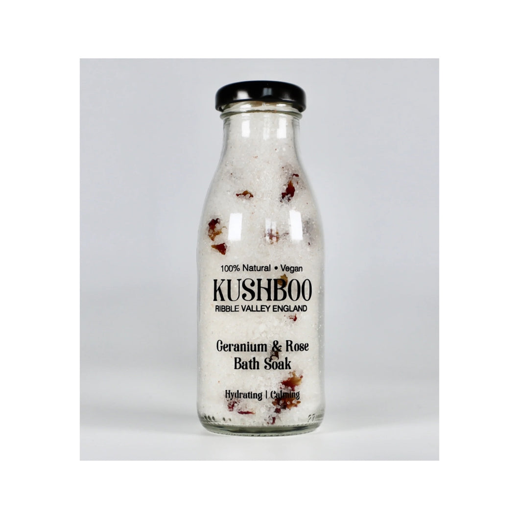 Kushboo Geranium & Rose Bath Salt