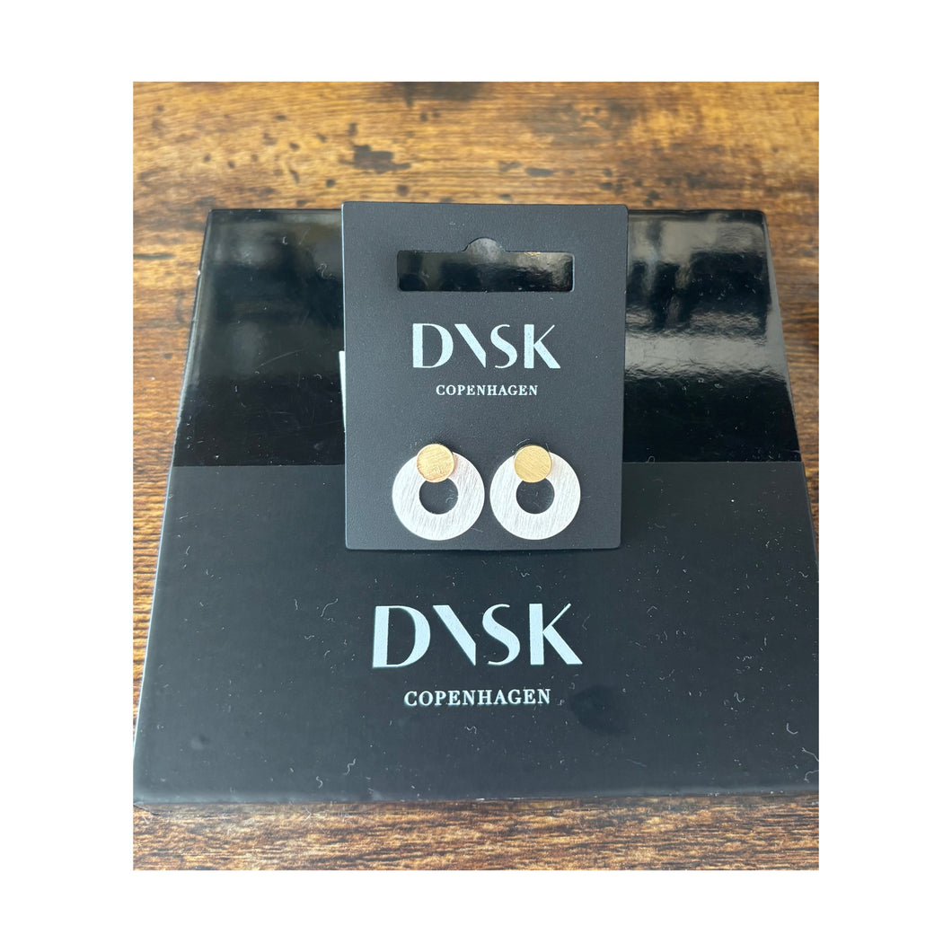 Dansk Theia Circle Dot Earrings