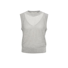 Load image into Gallery viewer, YAYA 01-000600-606 Open Knit Top with Matching Underlayer
