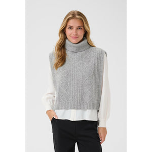 Cream Frina Knit Slipover