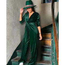 Load image into Gallery viewer, On Trend Velvet Jumpsuit
