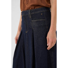 Load image into Gallery viewer, Cream Robina Denim Skirt
