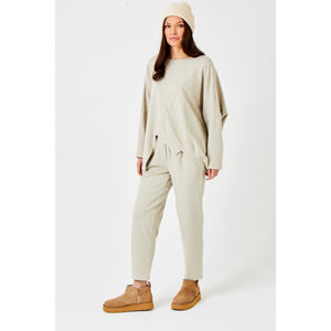 Suzy D Yanky Pleat Front Sweat Joggers