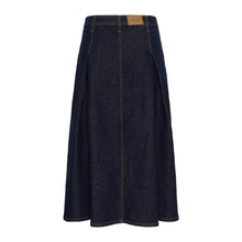 Load image into Gallery viewer, Cream Robina Denim Skirt
