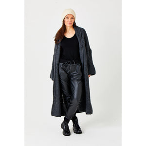 Suzy D FILIPPO Chunky Knit Long Cardigan
