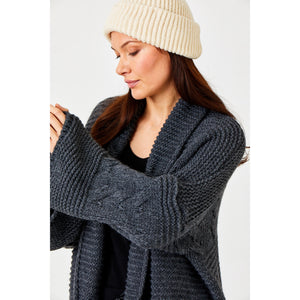 Suzy D FILIPPO Chunky Knit Long Cardigan