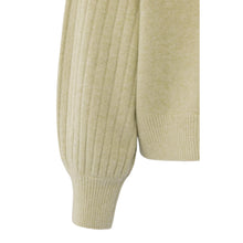 Load image into Gallery viewer, YAYA 01-000410-509 Knit Sweater with Ribbed Sleeves
