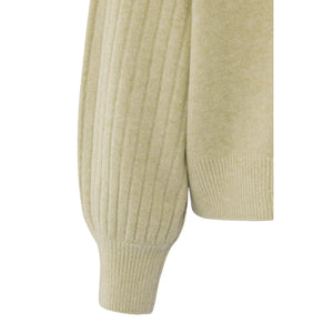 YAYA 01-000410-509 Knit Sweater with Ribbed Sleeves