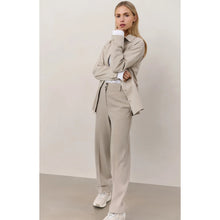 Load image into Gallery viewer, YAYA 01-301223-509 High Waist Tailored Trousers with Turn Ups
