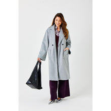 Load image into Gallery viewer, Suzy D Nova Long Blanket Coat
