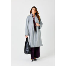Load image into Gallery viewer, Suzy D Nova Long Blanket Coat
