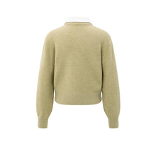 Load image into Gallery viewer, YAYA 01-010117-509 Cardigan with Detachable Collar and Button Closure
