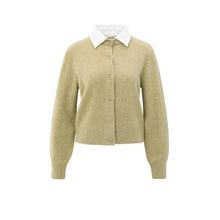 Load image into Gallery viewer, YAYA 01-010117-509 Cardigan with Detachable Collar and Button Closure
