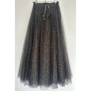 On Trend Tulle Leopard Skirt