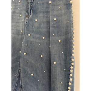 Cream Visit straight Deco Jean