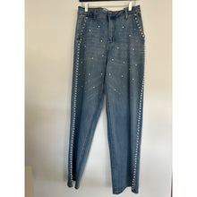 Load image into Gallery viewer, Cream Visit straight Deco Jean
