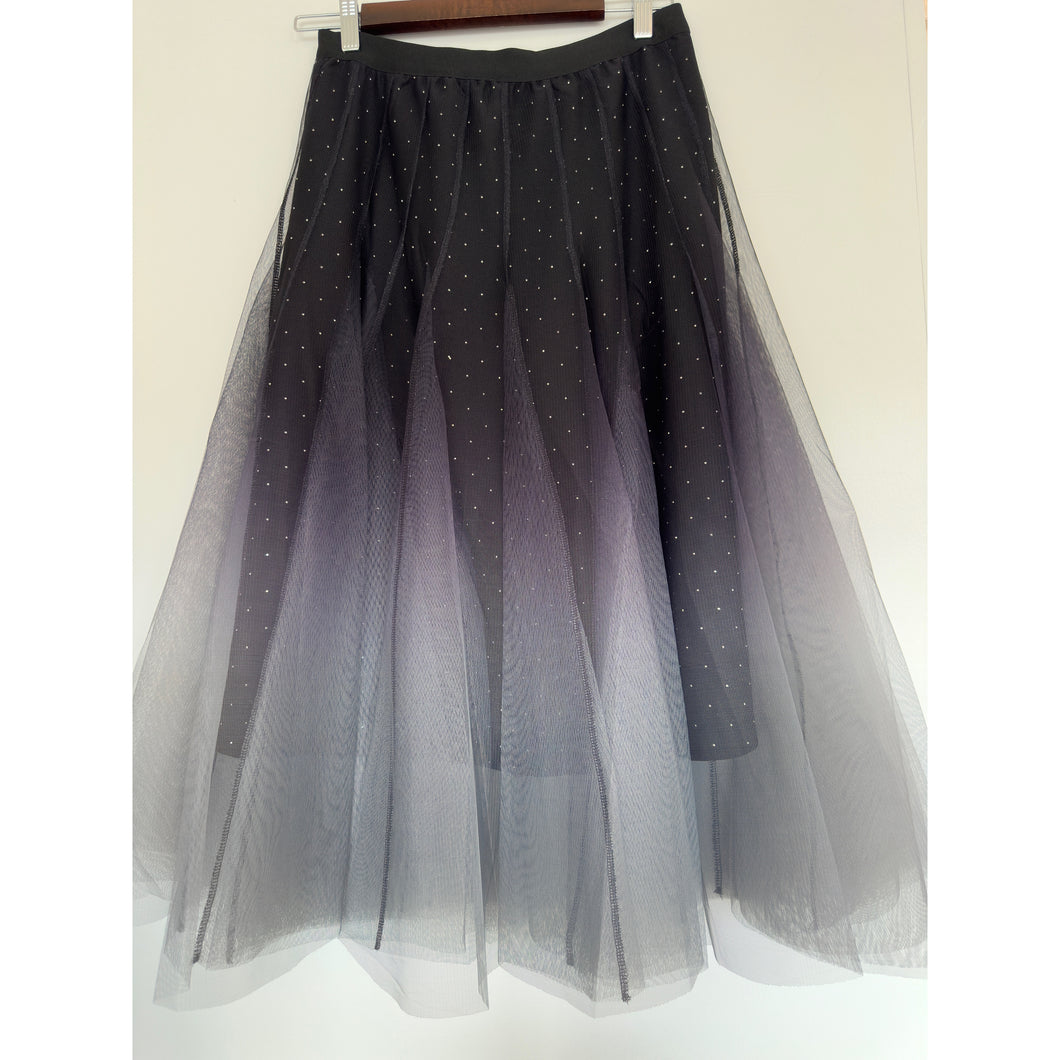 Cream Glitter Skirt