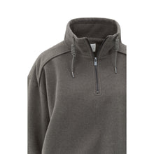 Load image into Gallery viewer, YAYA 01-109101-510 Sweatshirt with Balloon Sleeves and Zip Collar
