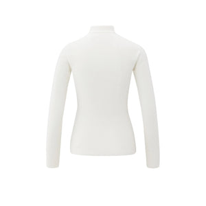YAYA 01-000517-510 Fitted Ribbed Top with Turtleneck