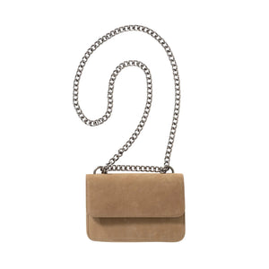 YAYA 03-003102-510 Small Leather Shoulder Bag with Chain Strap