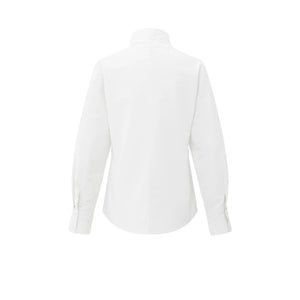YAYA 01-201181-510 Blouse with High V Neck Collar and Cuffs