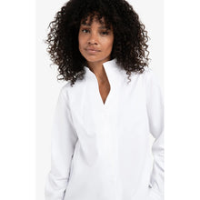 Load image into Gallery viewer, YAYA 01-201181-510 Blouse with High V Neck Collar and Cuffs
