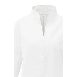 YAYA 01-201181-510 Blouse with High V Neck Collar and Cuffs