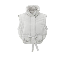 Load image into Gallery viewer, YAYA 02-001065-510 Cropped Nylon Jacket with Zip Off Sleeves
