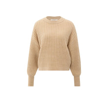 Load image into Gallery viewer, YAYA 01-000538-510 Ribbed Sweater with Round Neck and Long Sleeves
