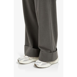 YAYA 01-301224-510 Soft Structured Trousers with Big Turn Ups