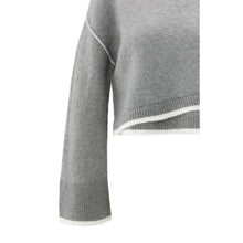 Load image into Gallery viewer, YAYA 01-000519-510 Knitted Sweater with Contrasting Lines
