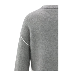 YAYA 01-000519-510 Knitted Sweater with Contrasting Lines