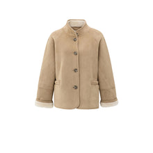 Load image into Gallery viewer, YAYA 02-001066-510 Oversized Lammy Coat with Raglan Sleeves
