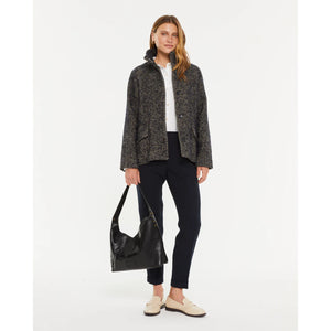 Paz Torras Large Leather Bag with Outside Pocket