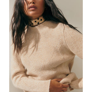 Paz Torras Knit Sweater with Round Neck and Long Sleeves