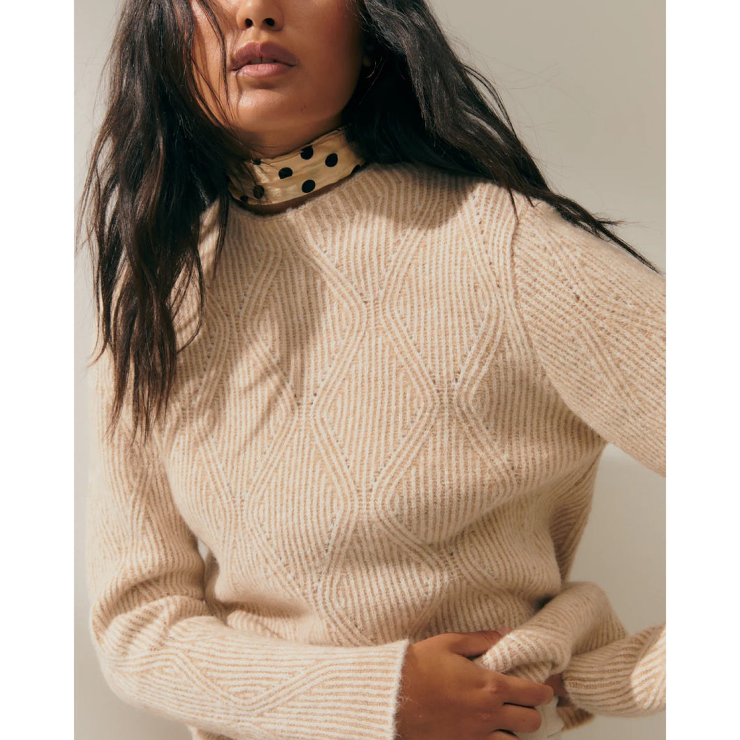 Paz Torras Knit Sweater with Round Neck and Long Sleeves